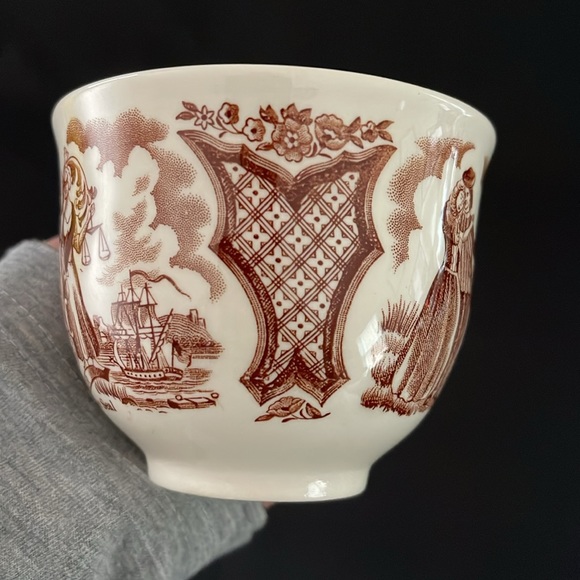 Fair Winds Alfred Meakin Staffordshire Brown Transferware - England - Picture 6 of 13